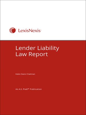 cover image of Pratt's Lender Liability Law Report